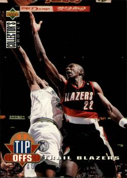 1994-95 Collector's Choice French #187 Clyde Drexler Front