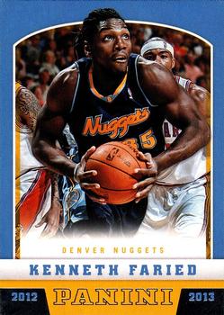 2012-13 Panini #246 Kenneth Faried Front