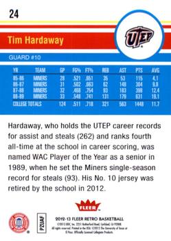 2012-13 Fleer Retro #24 Tim Hardaway Back