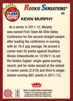 2012-13 Fleer Retro #69 Kevin Murphy Back