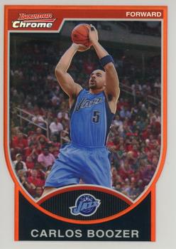 2007-08 Bowman - Chrome Refractor #95 Carlos Boozer Front