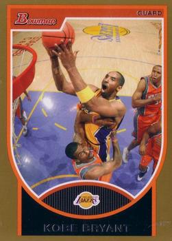 2007-08 Bowman - Gold #24 Kobe Bryant Front