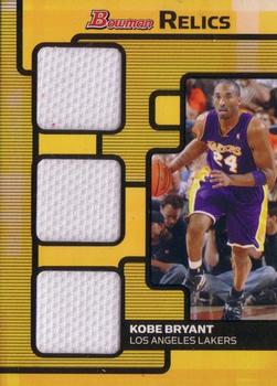 2007-08 Bowman - Relics Triple #BR-KB Kobe Bryant Front