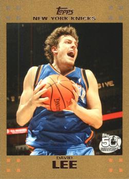 2007-08 Topps - Gold #42 David Lee Front