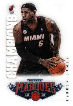 2012-13 Panini Marquee - Champions #7 LeBron James Front