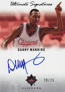 2007-08 Upper Deck Ultimate Collection - Ultimate Signatures #US-DY Danny Manning Front