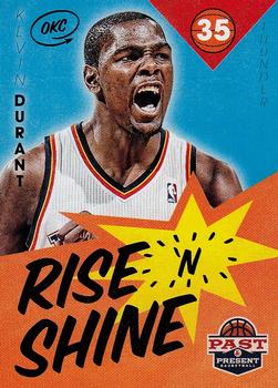 2012-13 Panini Past & Present - Rise 'n Shine #10 Kevin Durant Front