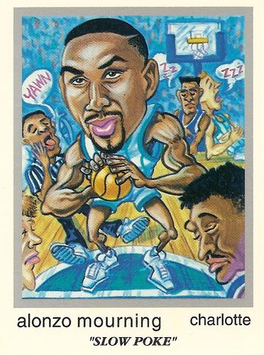 1993 First Amendment Publishing Skinnies #34 Alonzo Mourning Front