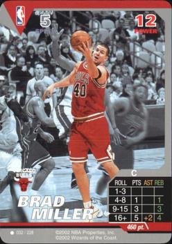 2002 NBA Showdown #032 Brad Miller Front