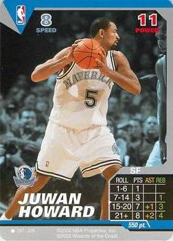 2002 NBA Showdown #047 Juwan Howard Front