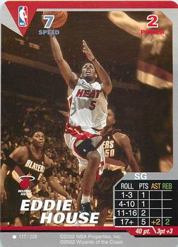 2002 NBA Showdown #117 Eddie House Front