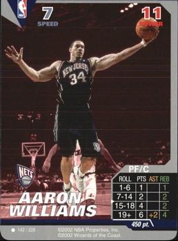 2002 NBA Showdown #142 Aaron Williams Front