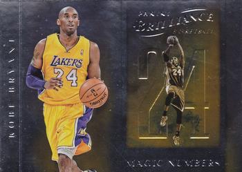 2012-13 Panini Brilliance - Magic Numbers #1 Kobe Bryant Front