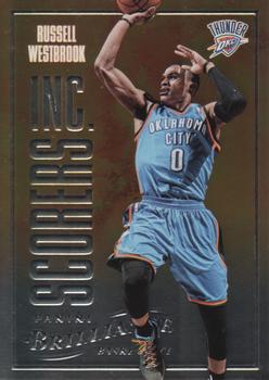 2012-13 Panini Brilliance - Scorers Inc. #9 Russell Westbrook Front