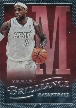 2012-13 Panini Brilliance - Spellbound #40 LeBron James Front
