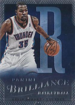 2012-13 Panini Brilliance - Spellbound #18 Kevin Durant Front