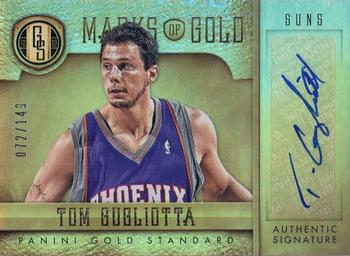 2012-13 Panini Gold Standard - Marks of Gold Autographs #21 Tom Gugliotta Front