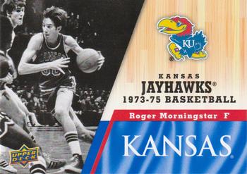 2013 Upper Deck University of Kansas #30 Roger Morningstar Front