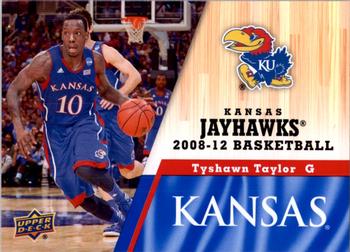 2013 Upper Deck University of Kansas #75 Tyshawn Taylor Front