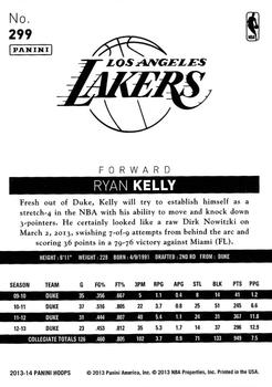 2013-14 Hoops #299 Ryan Kelly Back