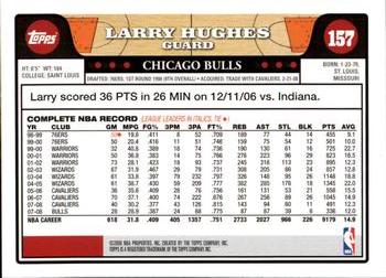 2008-09 Topps #157 Larry Hughes Back