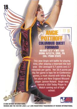1999 SkyBox ABL #19 Angie Potthoff Back