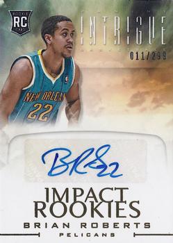 2012-13 Panini Intrigue - Impact Rookie Autographs #20 Brian Roberts Front