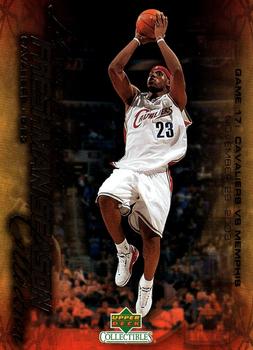 2004 Upper Deck Collectibles LeBron James Freshman Season #17 LeBron James Front