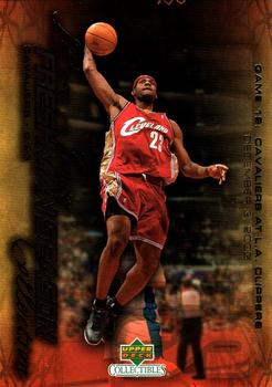 2004 Upper Deck Collectibles LeBron James Freshman Season #20 LeBron James Front