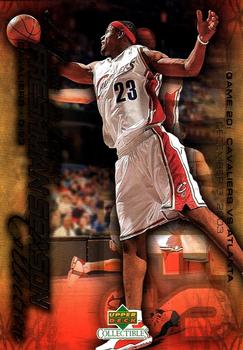 2004 Upper Deck Collectibles LeBron James Freshman Season #21 LeBron James Front