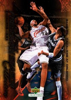 2004 Upper Deck Collectibles LeBron James Freshman Season #30 LeBron James Front