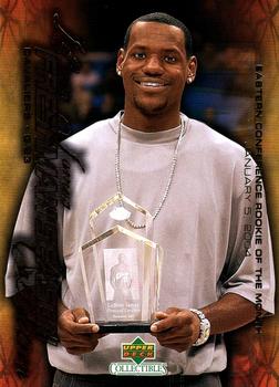2004 Upper Deck Collectibles LeBron James Freshman Season #35 LeBron James Front
