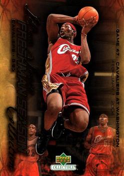 2004 Upper Deck Collectibles LeBron James Freshman Season #46 LeBron James Front