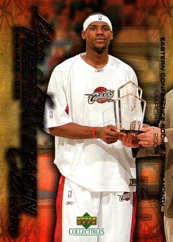 2004 Upper Deck Collectibles LeBron James Freshman Season #63 LeBron James Front