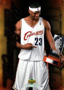 2004 Upper Deck Collectibles LeBron James Freshman Season #89 LeBron James Front