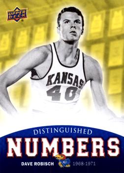 2013 Upper Deck University of Kansas - Distinguished Numbers #DN-6 Dave Robisch Front
