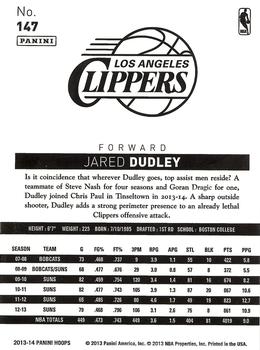 2013-14 Hoops - Gold #147 Jared Dudley Back