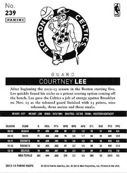 2013-14 Hoops - Gold #239 Courtney Lee Back