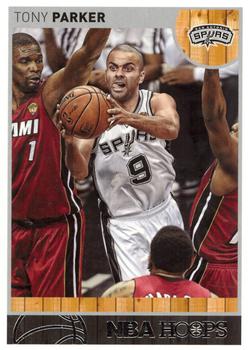 2013-14 Hoops - Red Back #60 Tony Parker Front