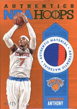2013-14 Hoops - Authentics Prime #4 Carmelo Anthony Front