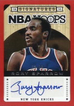 2013-14 Hoops - Signatures Red #79 Rory Sparrow Front