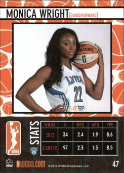 2013 Rittenhouse WNBA #47 Monica Wright Back