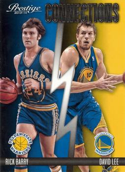 2013-14 Panini Prestige - Connections #2 Rick Barry / David Lee Front