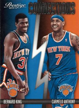 2013-14 Panini Prestige - Connections #4 Bernard King / Carmelo Anthony Front