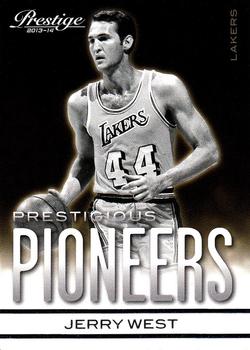 2013-14 Panini Prestige - Prestigious Pioneers #19 Jerry West Front