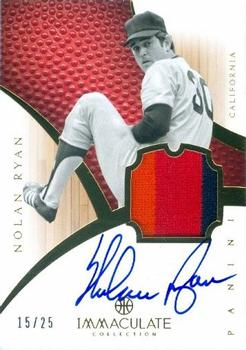 2012-13 Panini Immaculate Collection - Rookie Autographed Patches Sports Variations #134 Nolan Ryan Front