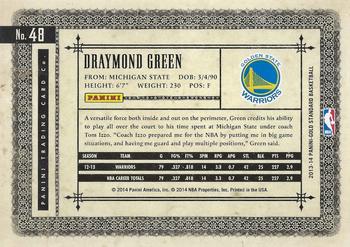 2013-14 Panini Gold Standard #48 Draymond Green Back