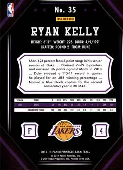 2013-14 Pinnacle #35 Ryan Kelly Back