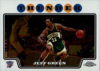 2008-09 Topps Chrome #86 Jeff Green Front