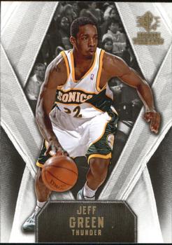 2008-09 SP Rookie Threads #7 Jeff Green Front